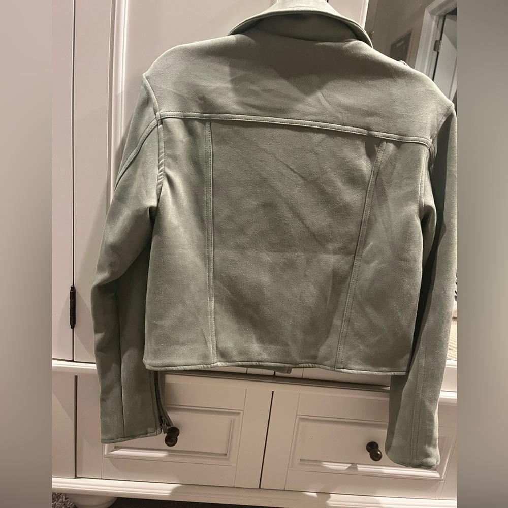 Jackie Kut from the Kloth Sage Faux Suede Moto Jacket - Picture 6 of 7